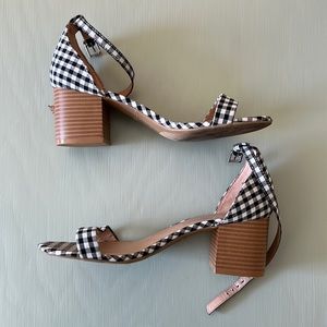 DSW Gingham Heels